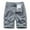 Gray Cargo Shorts, variant on HOOMEUMY Men's Summer Shorts Straight Fit Workwear Army Green Multi-Pocket Cotton Stretch Outdoor Hiking Short Pants Green L