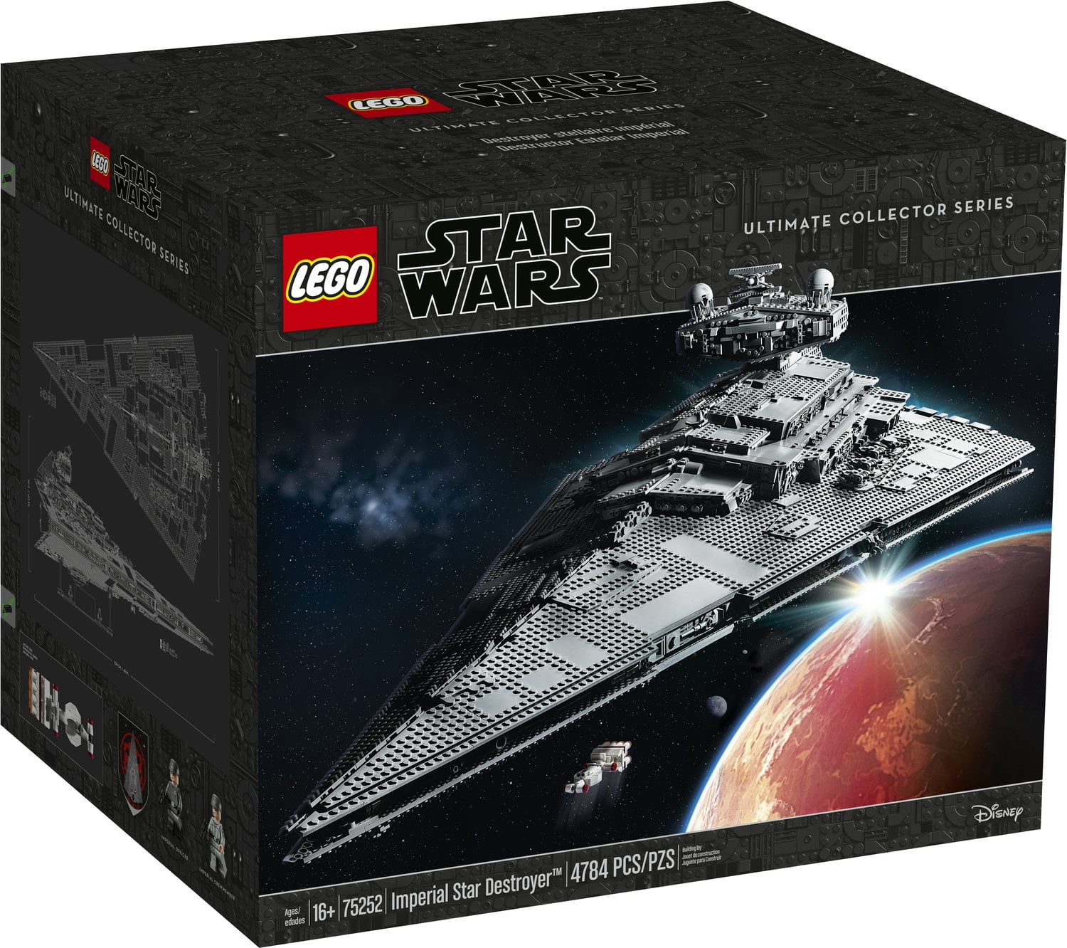 LEGO Star Wars: A New Hope Imperial Star Destroyer 75252 Ultimate Series Kit (4,784 Pieces) - Walmart.com