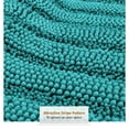 thumbnail image 6 of 3 Piece Bathroom Rugs Sets Thick Non Slip Soft Absorbent Bath Mat Set for Tub, Shower and Toilet (17"x24" + 20"x32" + 20"x24" U-Shaped, Teal), 6 of 9
