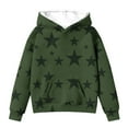 thumbnail image 2 of XXWXYD Tween Girls Hooded Sweatshirt Cute Star Graphic Oversized Long Sleeve Pullover Comfy Fall Winter Clothes for Kids, 2 of 4
