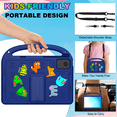 thumbnail image 2 of Case for Lenovo idea Tab Plus 12.1" 2025 Model (TB-361FU) Letter Pattern Portable Kids Shockproof Cover With Stand and Shoulder Strap, 2 of 8