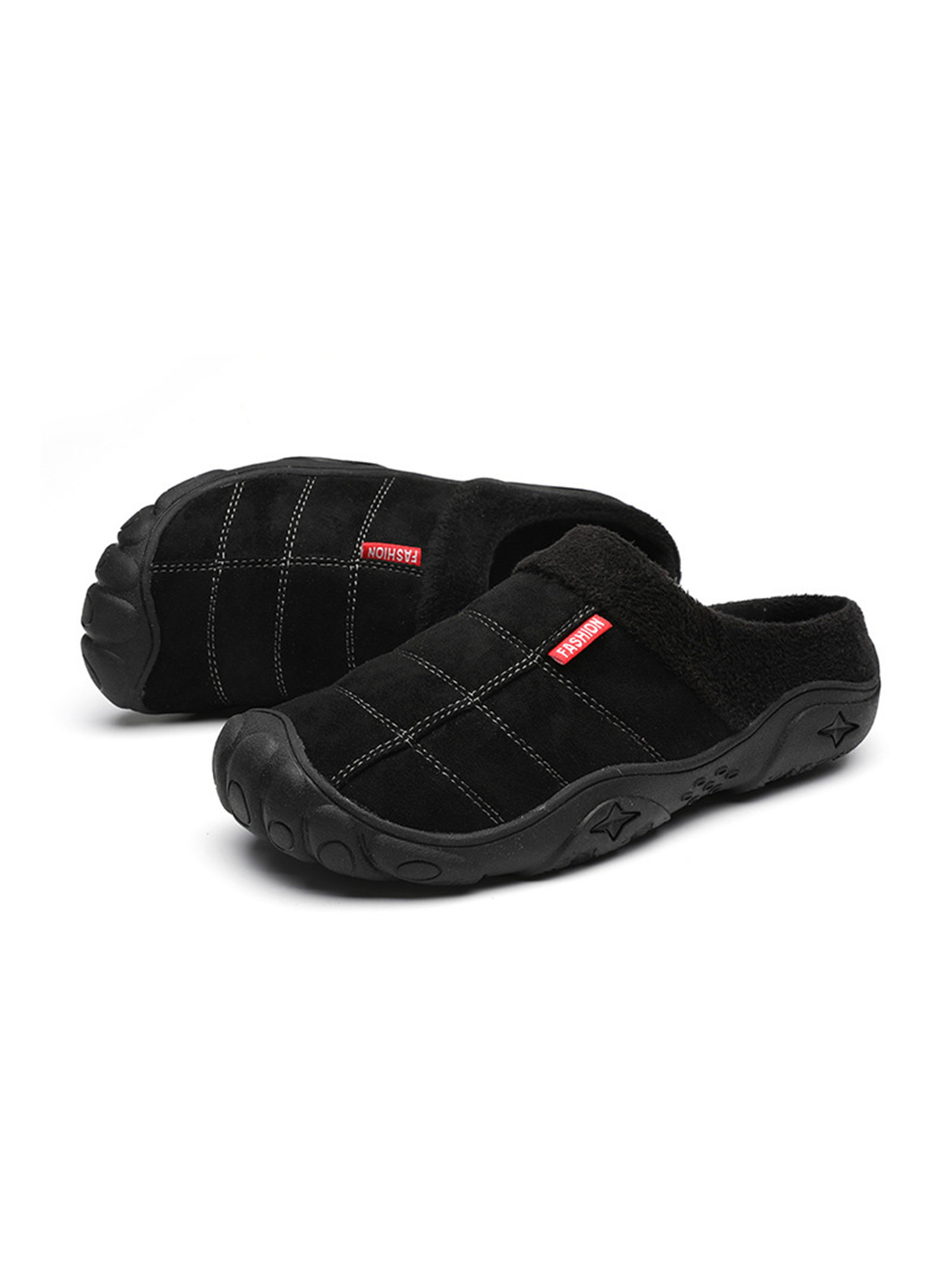 Ymiytan Men's Comfortable Mules Loafers House Outdoor Walking Warm