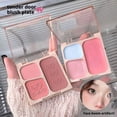 thumbnail image 2 of Monochrome Blusher Natural Matte Blusher Lasting Color Rendering Blush Palette For Makeup, 2 of 5