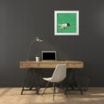 thumbnail image 3 of Grey, Jace 20x20 White Modern Wood Framed Museum Art Print Titled - Birds on branch, 3 of 4