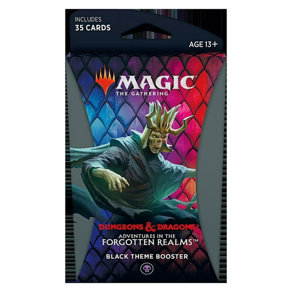MtG Adventures in the Forgotten Realms Black Theme Booster (35 Cards)