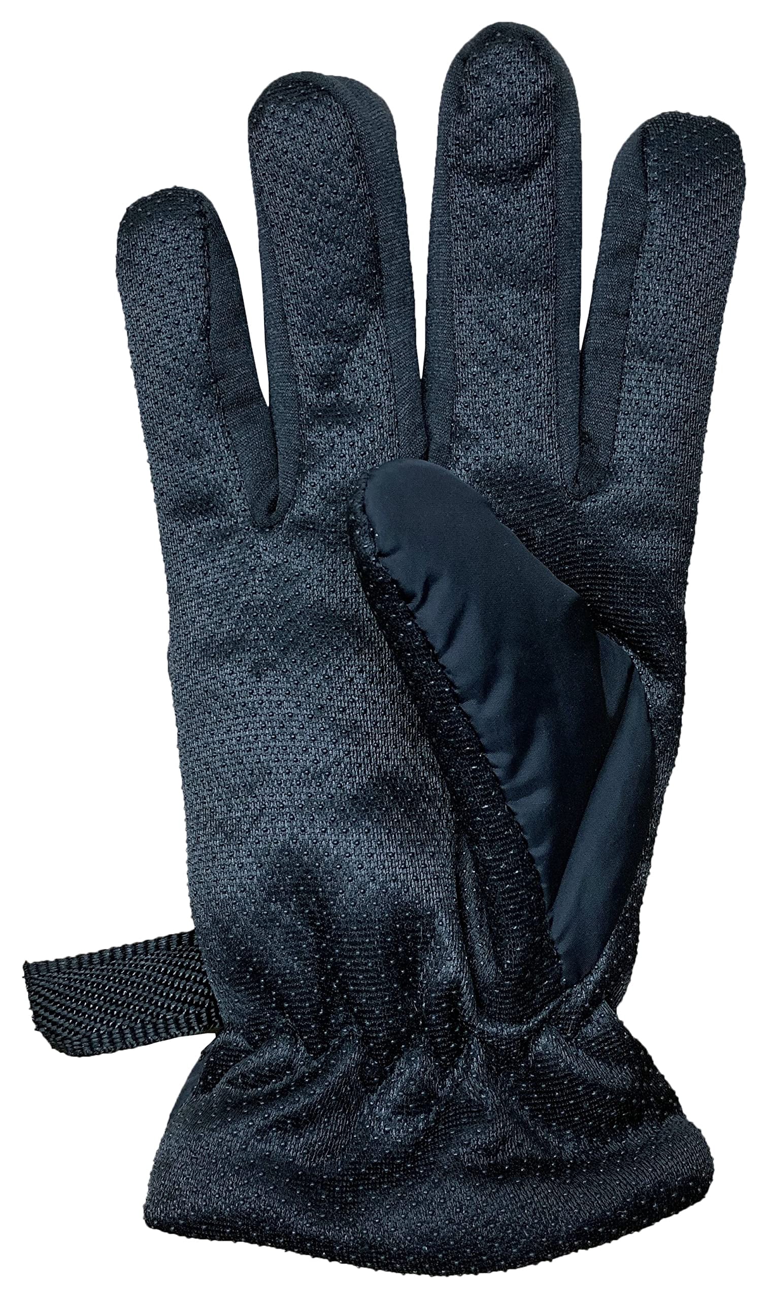 Yacht & Smith Winter Ski Gloves, Mens Womens Winter Gloves, Rubber Gripper Palm, Buckle Strap, Bulk
