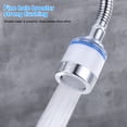 thumbnail image 4 of Aireado del grifo de 360 ​​grados Presión giratoria Boosting Ajustable Agua Ajustable Lavable Fregadero Fregadero Grifo Bubbler Pulverizador Accesorio Tipo largo Inevent HA012280-02, 4 of 7