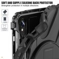 thumbnail image 3 of Kids Shockproof Tablet Cover For Samsung Galaxy Tab S9 S8 Ultra 14.6 S7 11" Plus FE 12.4 Inch Case Handle Shoulder Strap Funda Colorful Pink S9 FE 12.4 inch, 3 of 6