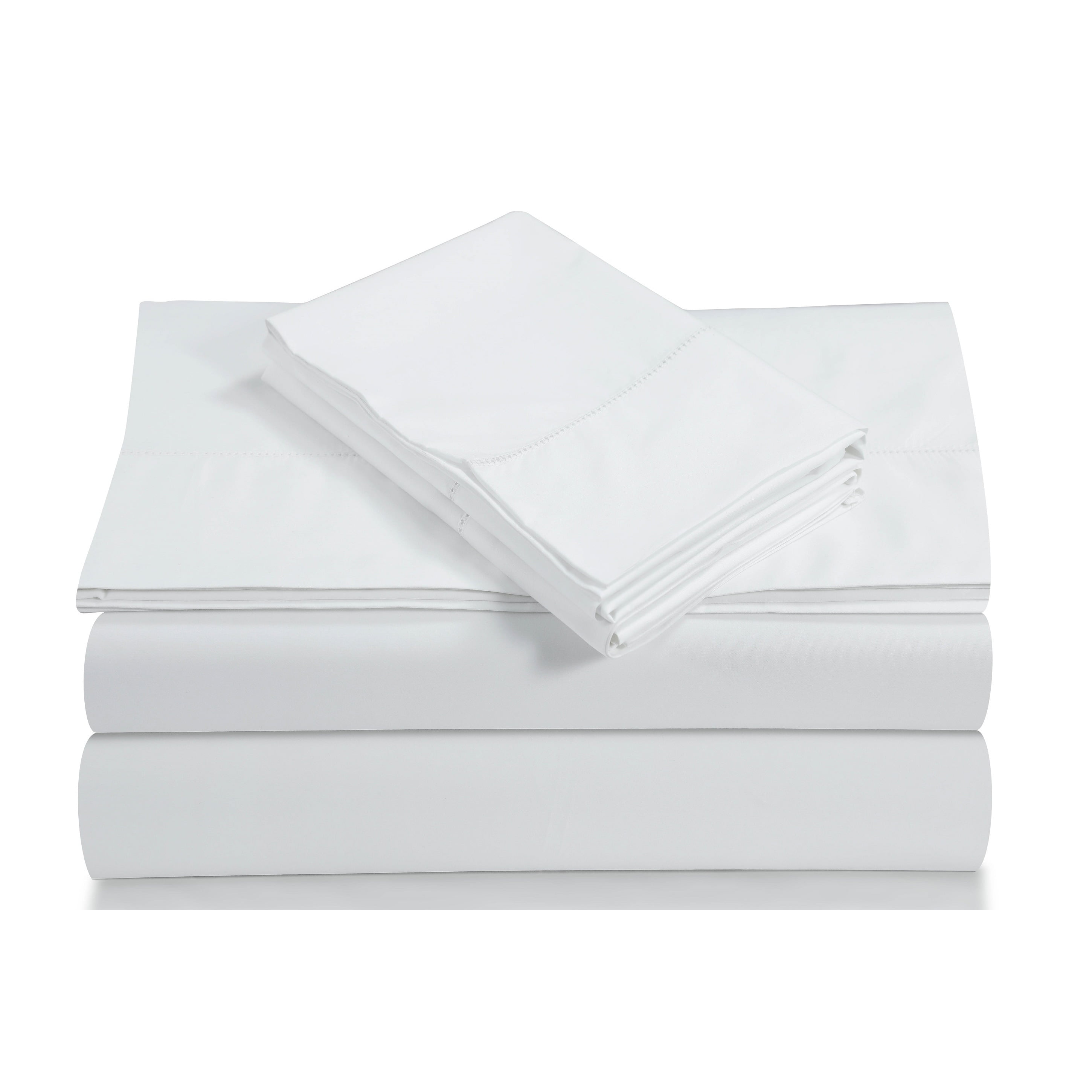 Egyptian Cotton 800 TC Deep Pocket Sheet Set with Luxury-size Flat