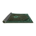thumbnail image 2 of Ahgly Company Indoor Rectangle Persian Turquoise Blue Traditional Area Rugs, 7' x 10', 2 of 4
