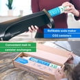 thumbnail image 3 of Bidón de CO2 Soda Sense, 60 L, con rosca, recargable, paquete de 4, 3 of 6