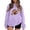 Purple, variant on TOMVIGX Football Shirts for Women Graphic Cute Crew Neck Game Day Shirt Touchdown Team Fans Game Day Outfits Gameday Party Sunday Funday Tee Black L