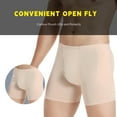 thumbnail image 4 of LALAMELON Men's Padded Underwear Butt Lifter Shapewear Boxer Brief Hip Enhancer with 4 Removable Pads, 4 of 7