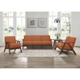 thumbnail image 4 of Topline Home Furnishings Causeuse Orange Brûlé, 4 of 4