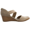 thumbnail image 4 of Zapatos de Cuña Anne Klein Tara Lino Natural Talla 8.5 US, 4 of 7