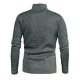 thumbnail image 5 of Ovticza Men's Quarter-Zip Pullover Polar Fleece Sweatshirt Stand Collar Long Sleeve Shirt for Men Thermal Winter Fall Dark Gray XL, 5 of 5
