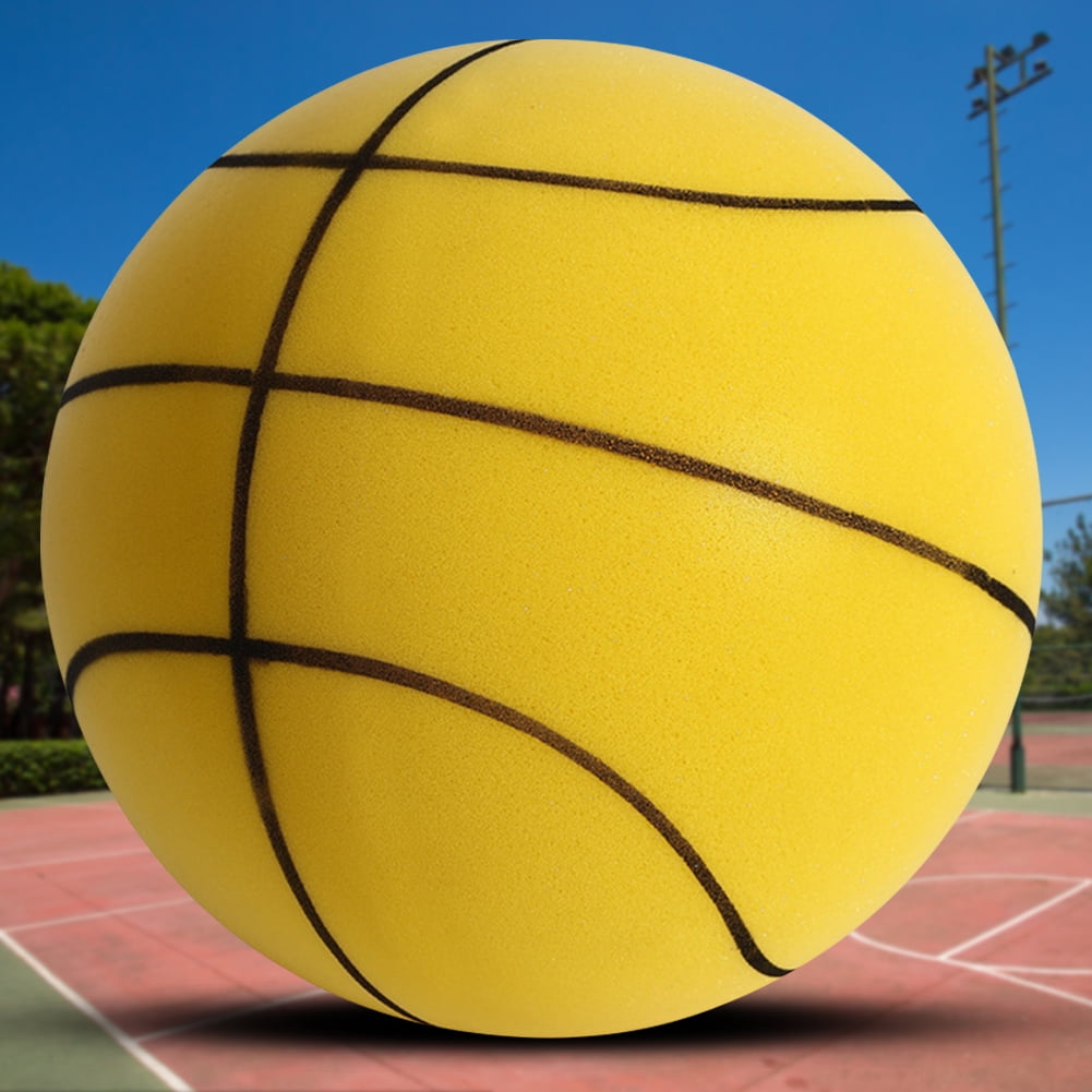 Baloncesto Silencioso Para Regate En Interiores – Pelota De Espuma Con Rebote, Talla 7 (24 Cm), Sin Ruido Y Resistente