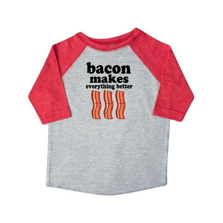 

Inktastic Bacon Makes Everything Better Gift Toddler Boy or Toddler Girl T-Shirt