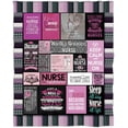 thumbnail image 6 of Ultra Soft Nurse Theme Blanket Plush Blanket Gifts for Women Nurses Warm Cozy Throw Blanket for Bed and Couch (Nurse -2,130cm x 150cm(51'' x 59''), 6 of 6