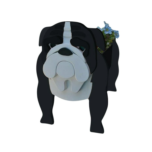 Petits Contenants de Rangement Montres Intelligentes Pot de Fleurs en Forme de Chien Jardin Plante Succulente Pot de Fleurs Joli Contenant de Rangement pour Chien pour Plantes d'Extérieur Pot de Fleurs pour Chien Contenant de Rangement d'Extérieur