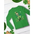 thumbnail image 3 of Tstars Boys Unisex Gifts for Irish St Patricks Day Clovers Dabbing Leprechaun Kids St Patricks Day Shirts Gift for Boys Irish Shirt Pride Proud Irish Youth Kids Long Sleeve T Shirt, 3 of 6