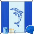 thumbnail image 1 of Manta de playa sin arena -275*213cm - Toalla de playa - Impermeable - Estera de playa grande - Para vacaciones, playas, camping, viajes, 1 of 5