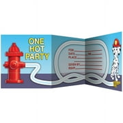Firefighter Invitations, 8pk
