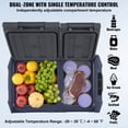 thumbnail image 3 of VEVOR Réfrigérateur Portable pour Voiture Congélateur Compresseur 25 L Double Zone pour Maison Voiture, 3 of 9