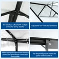 thumbnail image 5 of Enyopro Walk in Greenhouse, Garden Greenhouse for Outdoors, Upgraded Polycarbonate Plant Greenhouse with Sliding Door, Adjustable Roof Vent, 6x12ft, TE3067, 5 of 9