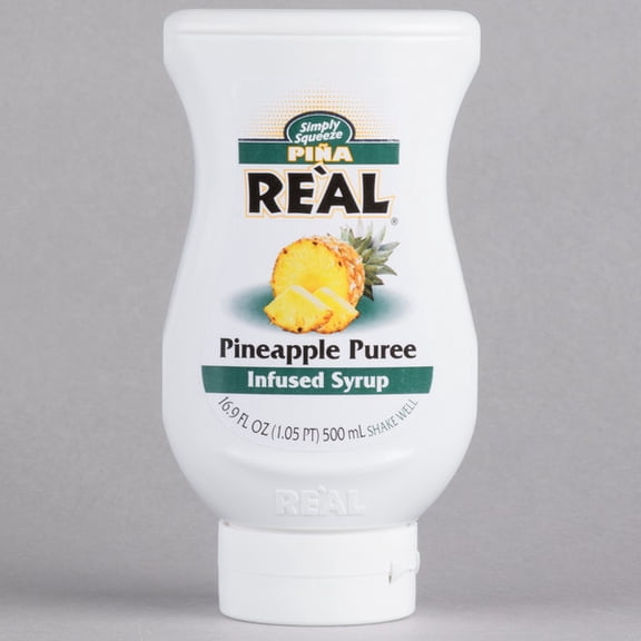 Pineapple Real 16.9 fl oz Infused Syrup Plastic Bottle, Allergens Free