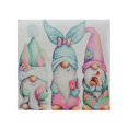 thumbnail image 1 of Dsscvnef Easter Modern Simple Rectangle Cotton Linen Table Bunny Rabbit Egg Pattern Table Decorative Table Banner, 1 of 7