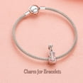 thumbnail image 4 of ROSIANNA 925 Sterling Silver Charm for Bracelets Love My Guitar Charms Women Bracelet Charm, 4 of 7