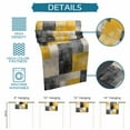 thumbnail image 7 of Table Runner Watercolor Art Table Decoration for Kitchen Dinning Yellow Black Square Table Decoration for Indoor Outdoor Party Wedding Decor 13x72inch, 7 of 7