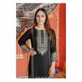 thumbnail image 5 of IshDeena Linen Ready to Wear Pakistani Dresses for Women Shalwar, Kameez with Dupatta - 3 Piece Set Printed/Embroidered, 5 of 6