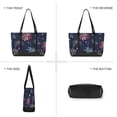thumbnail image 6 of FORMRS Canvas Laptop Tote Bag for Women with 15.6" Computer Compartments Shoulder Handbag, Red and Blue Fireworks Pattern, 6 of 7