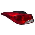 thumbnail image 4 of Brock Tail Light for 2011-2013 Elantra Sedan Quarter Mounted w/o LED USA Built Left 924013Y000, 4 of 4