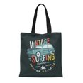thumbnail image 1 of JSDART Sac Fourre-Tout en Toile Vintage Tee Rétro Voiture de Surf Panneau Shaka et Surf Sac à Provisions Réutilisable, 1 of 1