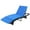 Black Rattan, Blue Cushion, 1PC, variant on UHOMEPRO Pool Chaise Lounge Chairs On Clearance, Outdoor Loungers Patio Furniture Sets for Backyard Poolside Porch, Couch Cushioned Recliner with Adjustable Back, Armrest, Removable Cushion, 1PC Blue