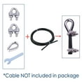 thumbnail image 7 of Fitness Gym Cable Steel Cable Pulley Machine Accessories, Pull Up Rope Weight Lifting Accessories for Gym Training Equipment 11pcs set, 7 of 7