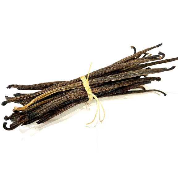 30 Premium Dry Vanilla Beans, Perfect for Making Vanilla Extract, Moisture 15-20%,Vanillin 2.2% perfect for Extract 4-5 inch (hi Vanillin %)
