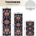 thumbnail image 4 of Pioneer Flower Floral Print Pattern Kitchen Rugs Sets Of 3,Kitchen Runner Rugs Non Skid Washable,Decorative Kitchen Floor Mats for Kitchen,Sink,Laundry,17X30 Inch + 17X47 Inch + 17X59 Inch, 4 of 6