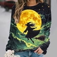 thumbnail image 6 of aohooy Women Halloween Sweatshirts 2025 Crewneck Casual Long Sleeve Fall Sweatshirts Lightweight Pullover Tops Graphic Cute Sweater Multicolor,S, 6 of 6
