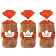 King's Hawaiian Original Sliced Hawaiian Sweet Bread, Sliced Bread, 13.5 oz (Pack of 3)