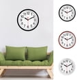 thumbnail image 6 of vnanda Number Wall Clock Quartz Clock Stylish Durable Wall Clock with Silent Sweep Second Movement for Home Cafe Decor Easy-to-read for Ages for Seniors, 6 of 8