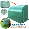 thumbnail image 2 of YardGrow Greenhouse Replacement Cover for 10x5x7'H Outdoor Lean to Walk-in Wall Greenhouse Portable Waterproof Hot House (Green), 2 of 7