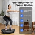 thumbnail image 5 of MERACH Vibration Plate Exercise Machine, Vibrating Platform Exercise Machines for Muscle Activation & Lymphatic Drainage with LED Touch Screen, Bluetooth, Resistance Bands, 5 of 9
