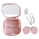 thumbnail image 1 of 1 Uds caja cuadrada de color sólido caja de pupila de belleza portátil caja doble estuche para gafas de contacto simple y diy, 1 of 5