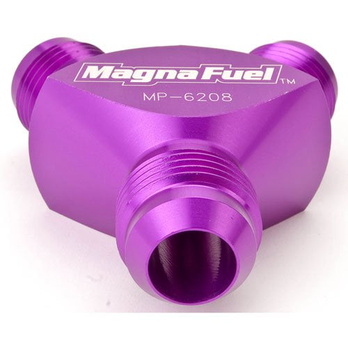 8AN Y-Fitting MagnaFuel MP-6208-10AN Male and