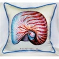thumbnail image 1 of Betsy Drake ZP118 Nautilus Throw Pillow- 22 x 22 in., 1 of 1