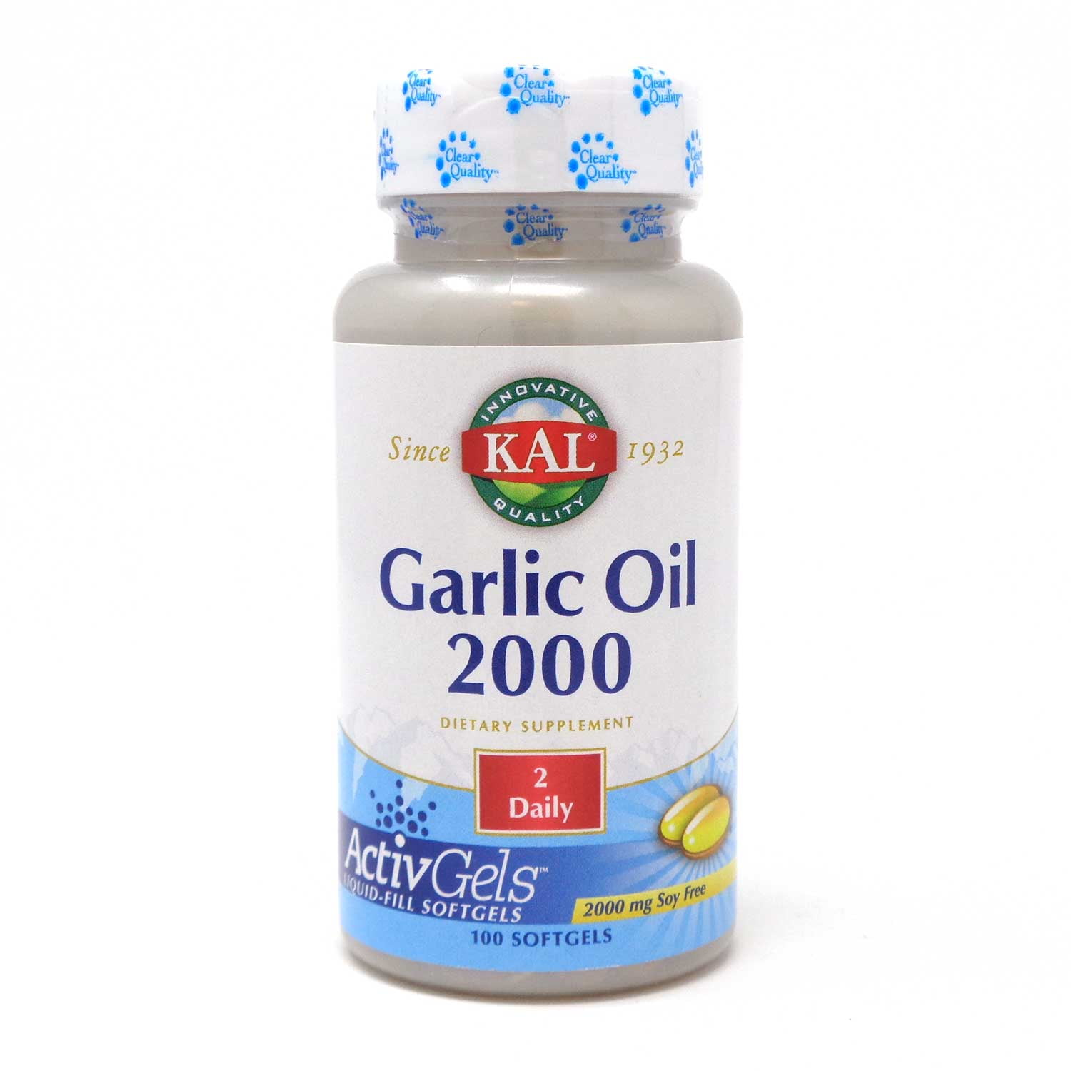 Kal Garlic Oil 2000 ActiveGels - 100 Softgels